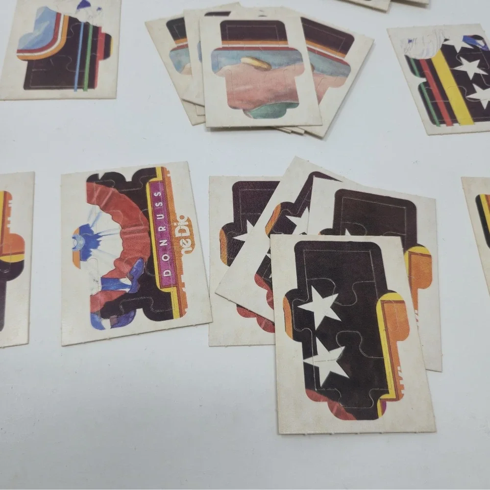 1984 Donruss Diamond King Duke Snider Puzzle Lot - Partial Set - Assorted Dupes